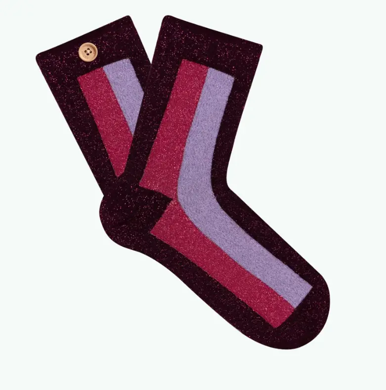 [CABSANDRAETANAIS]  Chaussettes inséparables Cabaia "Sandra et Anaïs"