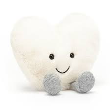 Peluche coeur "Amuseable Cream Heart"