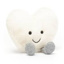 Peluche coeur "Amuseable Cream Heart"