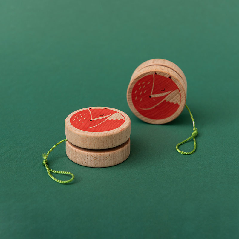 [LONJT015UJT016UJT017UJT018U] Yoyos en bois (Bleu)