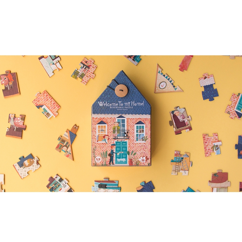 Puzzle "Welcome to my home"