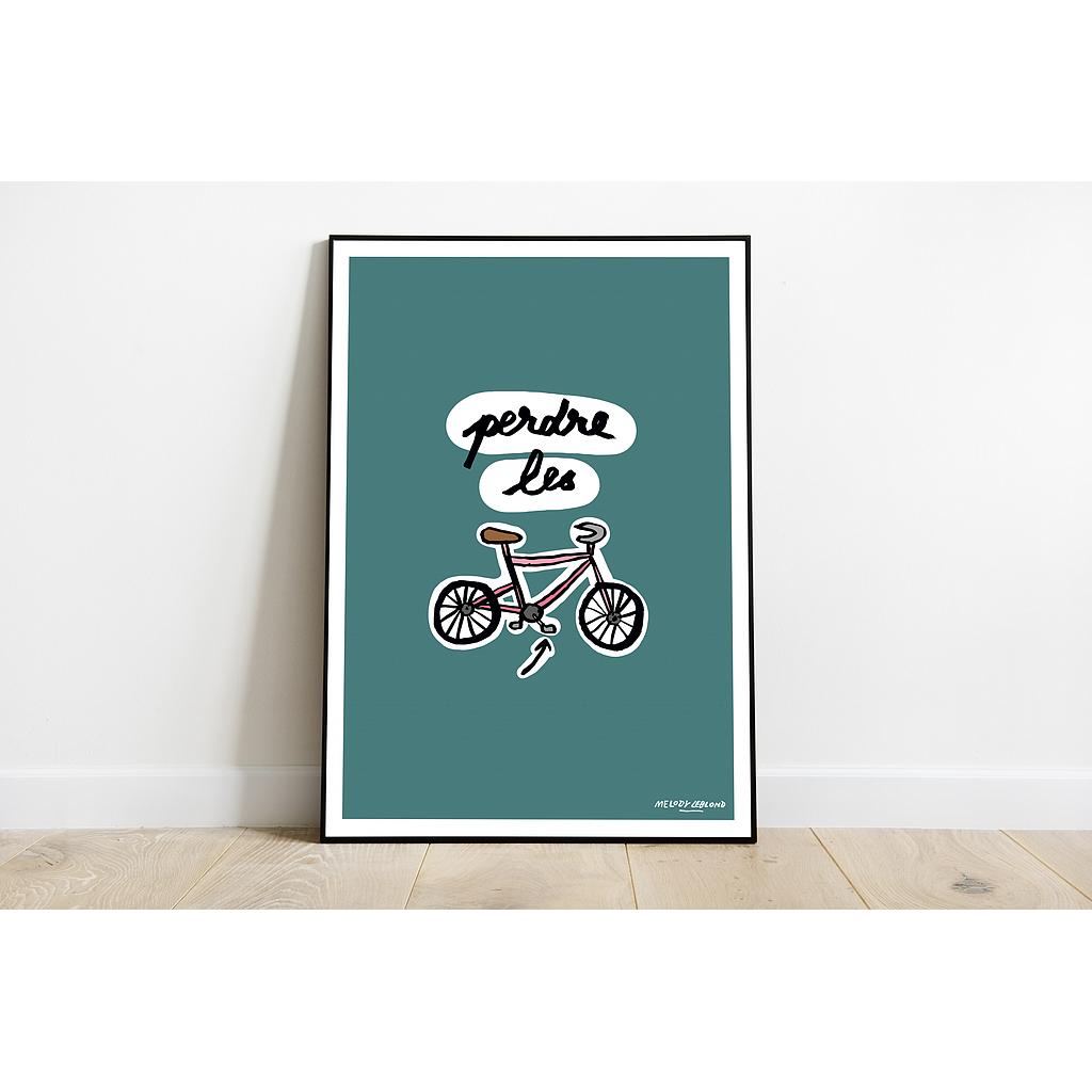 Affiche Melody Leblond "Perdre les pédales"