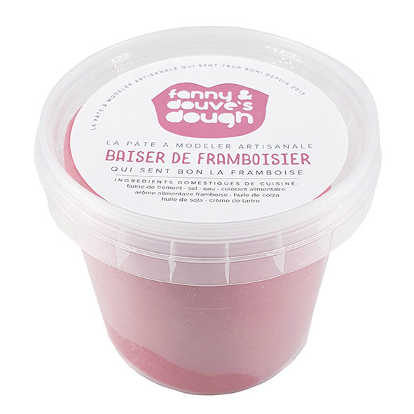 [fannydouvebaiserdeframboisier] Pâte à modeler artisanale suisse - Baiser de framboisiers (Grand pot)