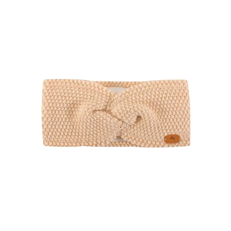 [CABMIMOSA] Bandeau Headband "Mimosa" doublé polaire (Beige)