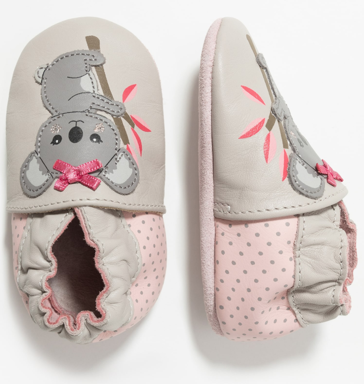 Pantoufles en cuir souple