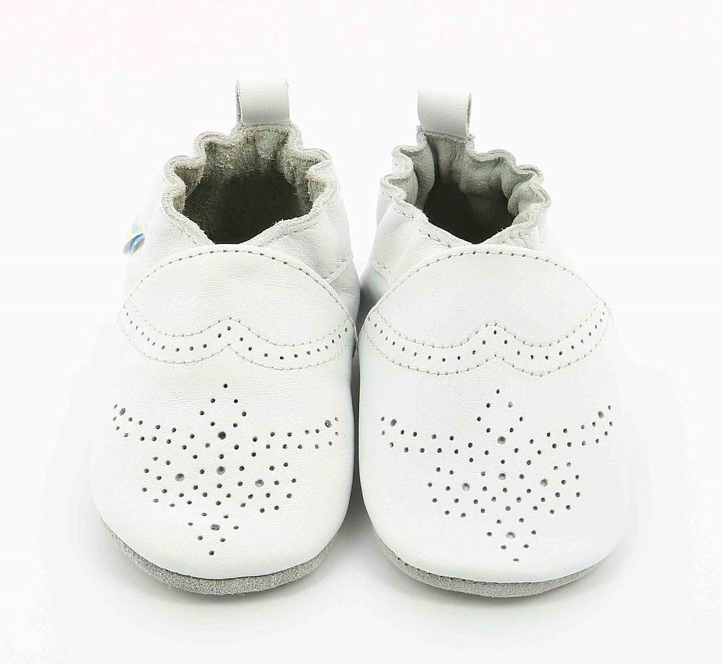 Pantoufle en cuir souple