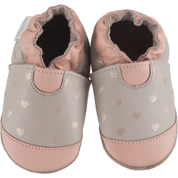 Pantoufle en cuir souple