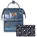 Sac à dos Cabaïa avec deux pochettes interchangeables "Larissa" taille S