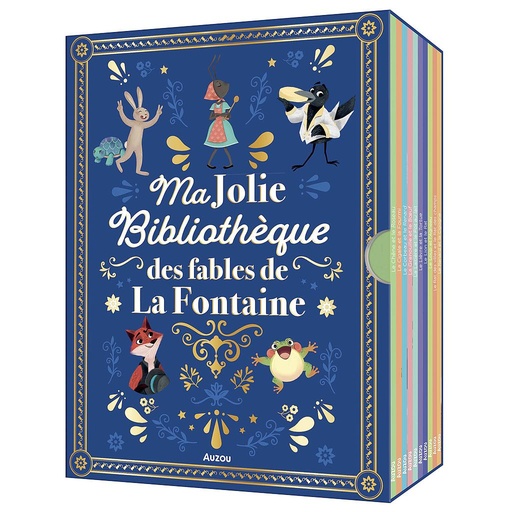 [AUZAL240028-1] Ma jolie bibliothèque des fables de La Fontaine 