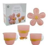 [LD2015895] Ensemble de gobelets de bain "fleurs"
