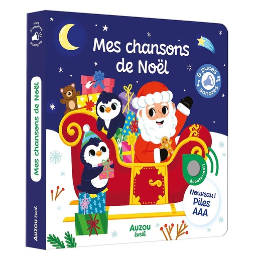 [AUZEV230041-1] Livre sonore "Mes chansons de Noël"