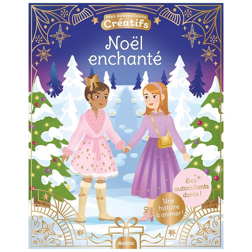 [AUZAC250001-1] Mes autocollants créatifs "Noël enchanté"