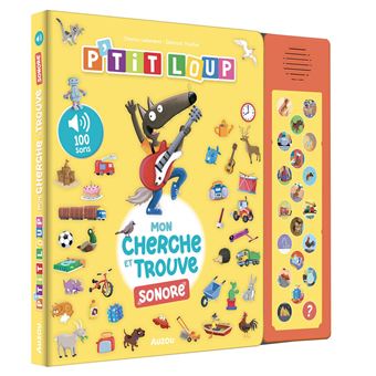 [AUZLI240059-1] Mon cherche et trouve sonore "P'tit Loup"