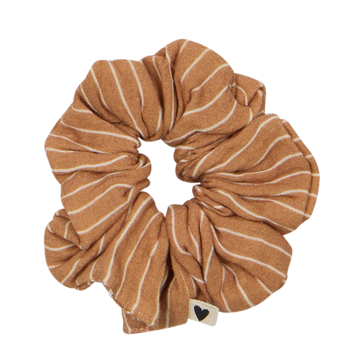 [WAGSKU046_017] Chouchou en gaze de coton "rayures fines"