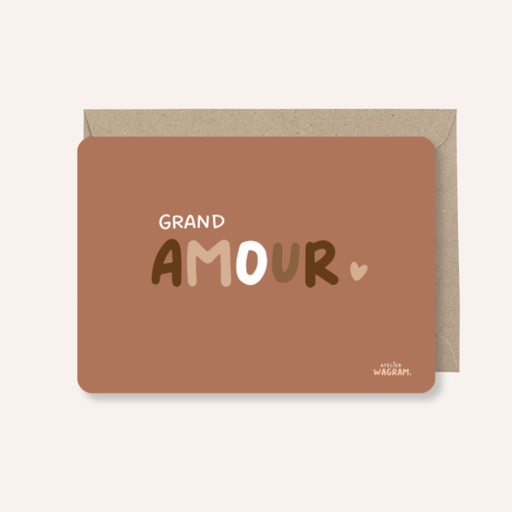 [WAGSKU083_006] Carte de voeux A6 "Grand amour"