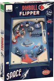 [VIL2378] Jeu en bois "Flipper de l'espace" 