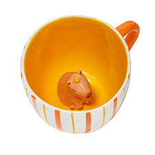 [SASXDC682] Mug en porcelaine "Capybara"
