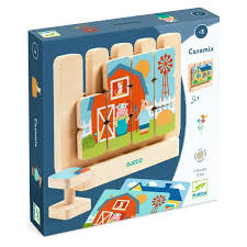 [DJ01618] Puzzle jeu en bois "Casamix"