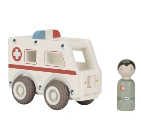 [LITLD2527] Ambulance en bois