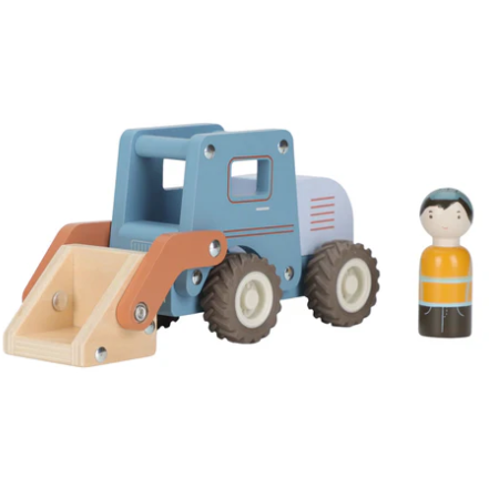 [LITLD2532] Bulldozer en bois