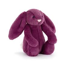 [JELBASS6PRP] Peluche lapin violet "Little Bashful Allium Bunny"