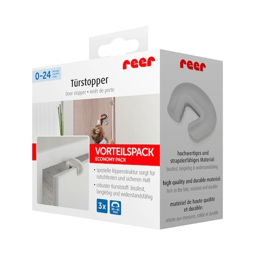 [REE70059] Pack de 3 arrêts de porte transparents 