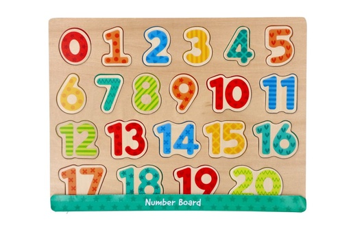 [SPIL20113] Puzzle en bois "Les chiffres"