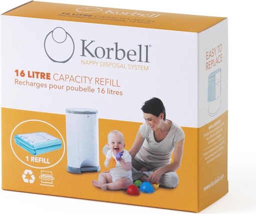 [KORBELL] Recharges pour poubelle à couches