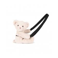 [DOUDC4378] Sac en peluche ours "Ivoire" 30cm 