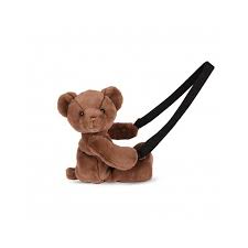 [DOUDC4380] Sac en peluche ours "Marron" 30cm 