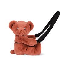 [DOUDC4379] Sac en peluche ours "Terracotta" 30cm 