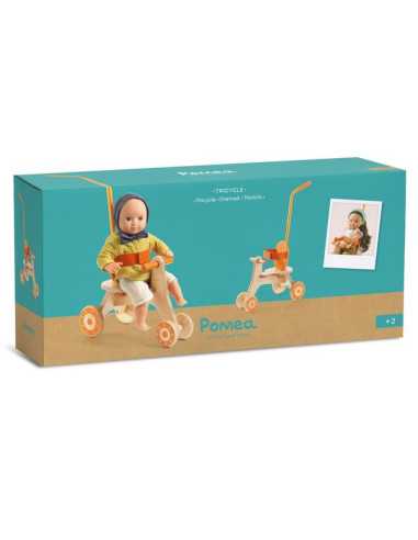 [DJ07798] Tricycle pour poupées "Pomea" 