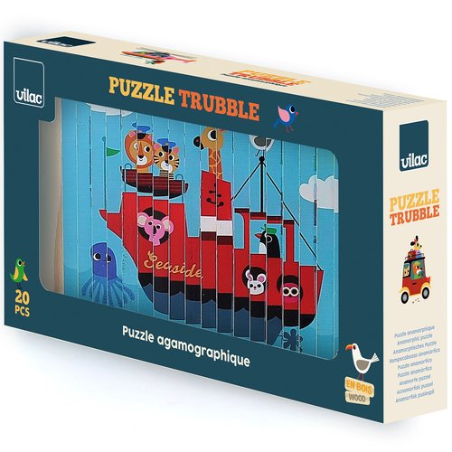 [VIL7639] Puzzle Trubble "Les Transports"
