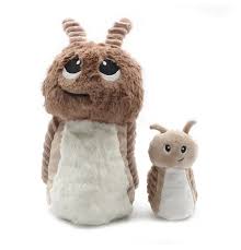 [DEG75302] Peluche l'escargot Speedou maman et bebe brun