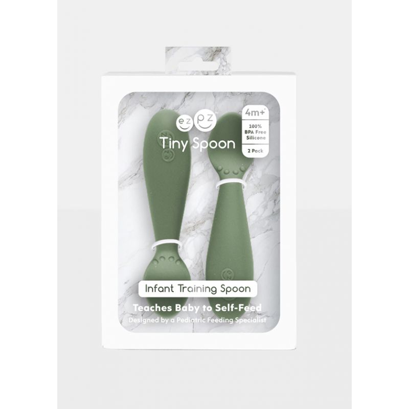 Lot de 2 cuillères en silicone "Tiny Spoon"