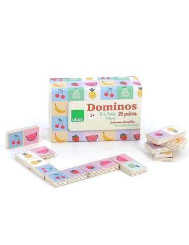 [VIL7120] Dominos réversibles "Fruits et légumes"