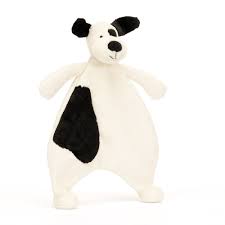 [JELCMF4BCP] Peluche doudou chien "Bashful black et cream puppy"