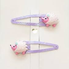 [YUKYB500124] Barrettes à cheveux 2 pièces "Hérisson"   