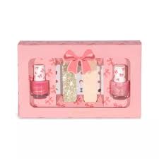 [KONKS102340] Set de 2 vernis à ongles,  2 lime et stickers pour les ongles 