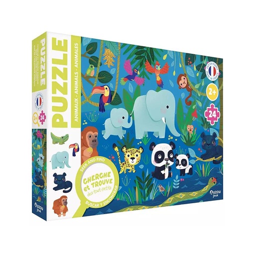 [AUZJE240010-1] Puzzle Cherche et Trouve "Animaux"