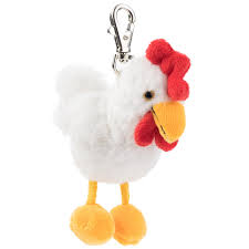 [SPIBRUNILDE] Porte-clés en peluche "Poule"