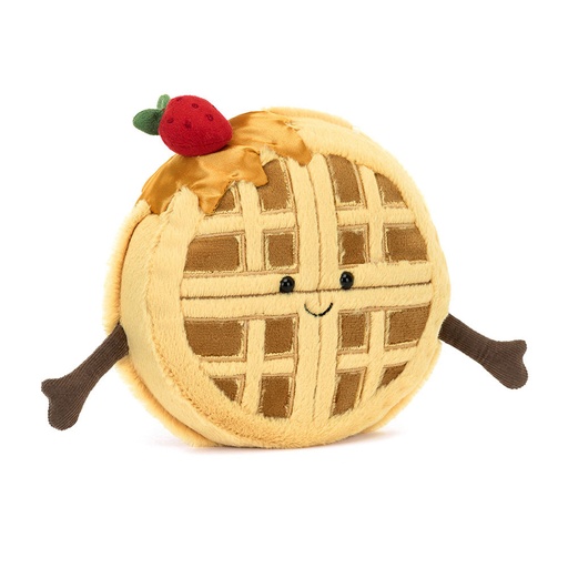 [JELA2WFL] Peluche gaufre "Amuseables Rene Waffle"