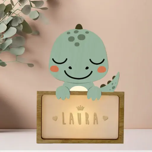 [VINLSP09] Lampe personnalisable "Dino"