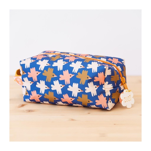 [ZUZTROUSSE] Trousse imperméable "Nelly Birds"