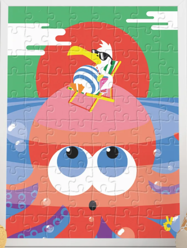 [PIEOCTOPUS] Puzzle kids "Octopus"