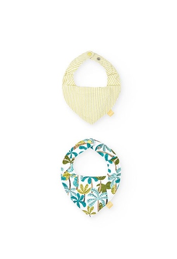 [PE25BOB111182] Lot de 2 bavoirs