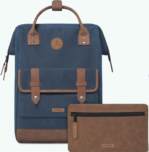 [CABMONTALIVET] Sac à dos Cabaïa avec deux pochettes interchangeables "Montalivet" taille M