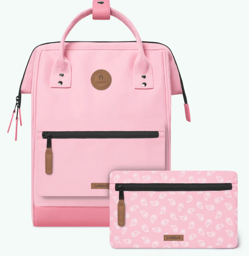 [CABSAINTMALO] Sac à dos Cabaïa avec deux pochettes interchangeables "Saint Malo" taille M