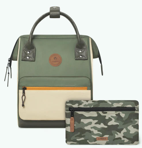 [CABVILAVERDE] Sac à dos Cabaia avec deux pochettes interchangeables "Vila Verde" taille S