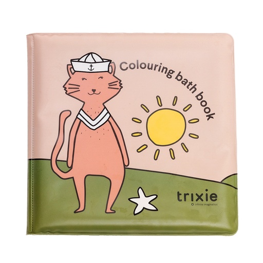 [TRI37-681] Livre de bain qui change de couleur "Chat et amis"